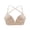 Nude, variant on Women Low Back Bras Seamless Deep-V Plunge Invisible Backless Design Underwire Lightly Lined Halter Multiway Low Cut Bra
