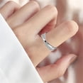 thumbnail image 3 of [Yue Xinghui] Propiedad Intelectual Procesada 1 Anillo De Aleación En Forma De X Simple Y Personalizado Anillo Popular Joyería Oro Rosa No. 8 A ANGGREK Elegant Gorgeous Ring, 3 of 7
