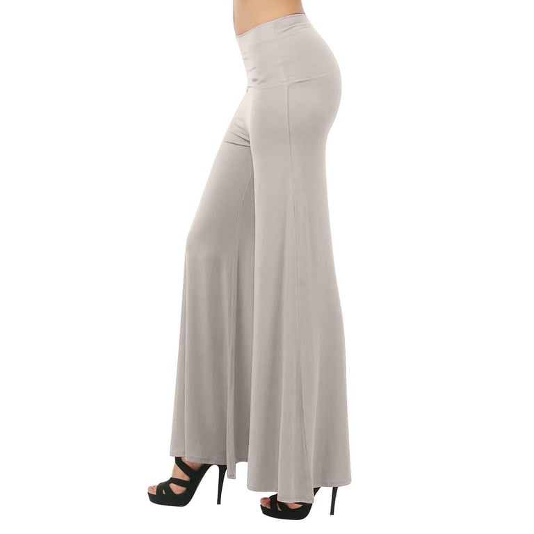 YUNAFFT Yoga Pants for Women Clearance Plus Size Fashion Women Solid High  Waist Pockets Loose Drawstring Wide Leg Yoga Pants 