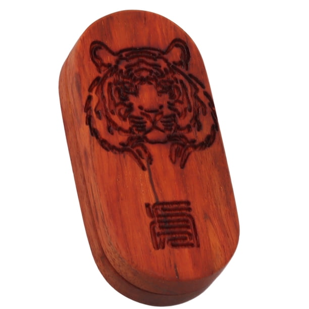 Caja Inútil De Madera Con Tigre – Juguete Interactivo USB Para Escritorio, Alivio De Estrés Y Decoración Original