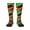 1 Black, variant on Women's Knee High Socks Flag Of Saint Kitts And Nevis Outdoor Casual Tube Socks