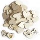 thumbnail image 4 of Manualidades con escamas de madera, decoración con astillas de madera, 50 piezas de decoración de madera Amonsee Otros, 4 of 5