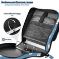 thumbnail image 4 of FORMRS Zipper Binder with Shoulder Strap 2-inch Ring 500 Sheet Capacity File Bag, Baseballs Pattern, 4 of 5