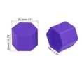thumbnail image 3 of 20pcs 19mm Universal Purple Silicone Car Wheel Nut Lug Hub Screw Rim Bolt Covers Dust Protection Caps, 3 of 5
