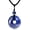 05-Lapis Lazuli, variant on Turquoise/Lapis Lazuli/Tiger Eye/Malachite/Moonstone Necklace for Women Men, Gemstone Pendant Necklace Jewelry Gift for Women Men, Birthday, Anniversary, with 18+2inch Leather Rope Chain