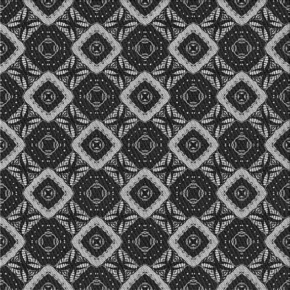 Ahgly Company Machine Washable Indoor Square Transitional Dark Goldray Area Rugs, 3' Square