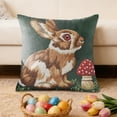 thumbnail image 1 of Housse de Coussin de Sofa Imprimée pour Décoration de Salon Série Simples Housse d'Oreiller de Pâques Mignons Lapins Housse de Coussin de Sofa Imprimée Décoration de Fête, 1 of 7