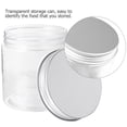 thumbnail image 2 of HLONK6 Pcs Aluminum Lid Mason Jars Plastic Glass Containers Salad Can with Lids Small Candy, 2 of 6