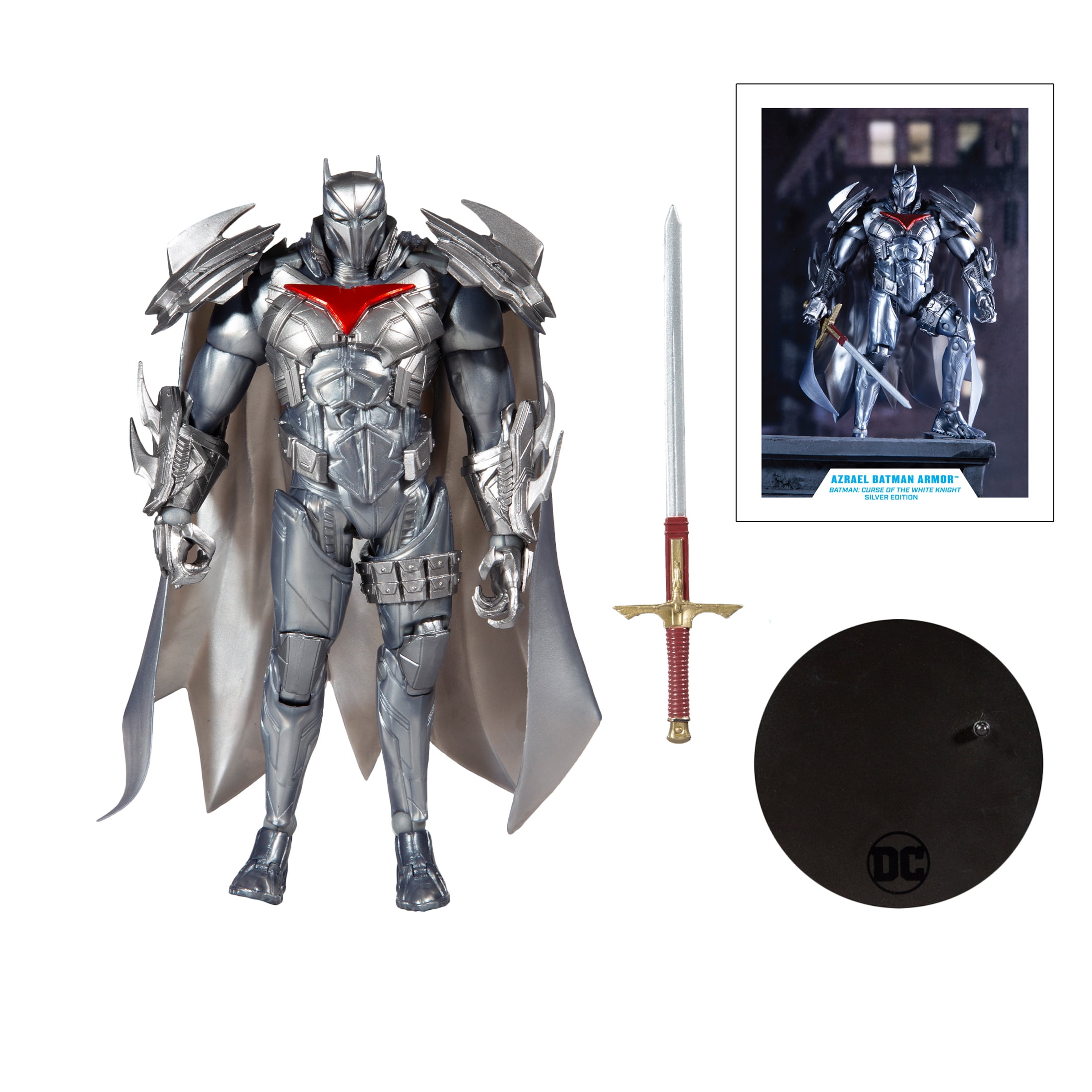 White Knight 7 Inch Action Figure McFarlane Toys DC Multiverse Batman 15406-1 for sale online 