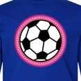 thumbnail image 4 of Inktastic Soccer Player Girls Sports Ball Long Sleeve Youth T-Shirt, 4 of 5