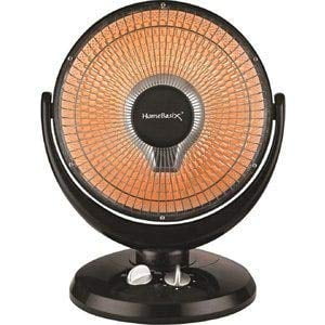 Homebasix DF1015 Oscillating Parabolic Heater, 400/800 W