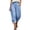 Light Blue, variant on Fashion Clothing Capri Pants for Women Petite Elastic Waist 2026 Summer Casual High Waisted Barrel Lounge Cropped Beach Work Trousers with Pockets