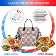 thumbnail image 4 of Pioneer Flower Floral Print Pattern Womens Lunch Box for Work,Insulated Large Lunch Bag,Leakproof Adult Lunch Bag for Work,Beach,Travel,Picnic,Camping, 4 of 6