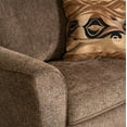 thumbnail image 5 of Roundhill Furniture Camero Pillowback 4-Piece Sofa Set, Fabric, Chocolate Color, 5 of 11