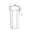White, variant on Ludlz Portable double straw independent drink 2-in-1 Leak-proof Couple cup Children's cup Double-sided water bottle Double-layer water bottle Double sided cup with straw Two drinks