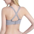 thumbnail image 2 of EFINNY Women Wire Free Feeding Nursing Pregnant Maternity Breastfeeding Bra, 2 of 3