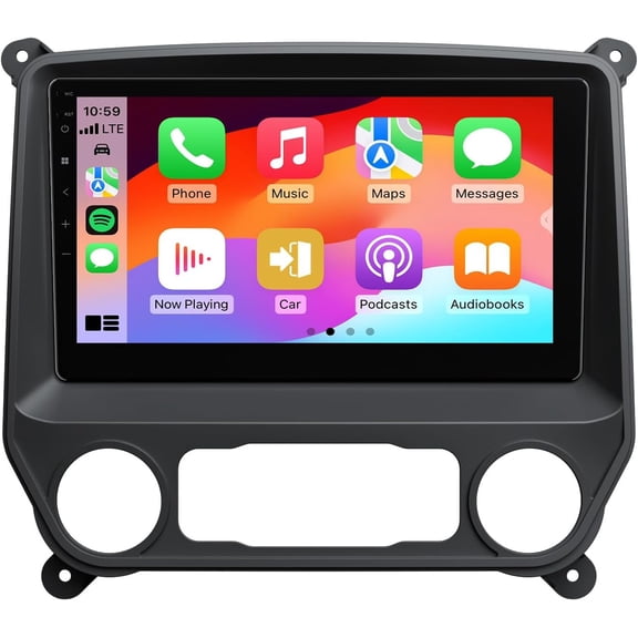 10.1 Inch Car Stereo for Chevy Chevrolet Silverado/GMC Sierra 2014-2018, 2015 Silverado Radio CarPlay & Android Auto Head Unit, Android 14 Car Radio with Bluetooth 5.4, SWC, 3 32GB