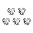 thumbnail image 1 of 5Pack 1/4-20 x 1/4" Torx Security Machine Screws Bolt, Silver Tone, 1 of 6