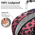 thumbnail image 5 of Womens Pink and Black Of Leopard Print Lunch Box for Work,Insulated Lunch Bag for Women,Loncheras Para Mujer,Leakproof Adult Lunch Bag for Work,Beach,Travel,Picnic,Camping, 5 of 7