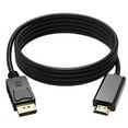 thumbnail image 2 of Conversor DisplayPort a HDMI de metal, resolución 4K, conexión estable, 1,8 m de longitud, para juegos,multimedia, vídeo de alta definición, 2 of 6
