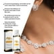 thumbnail image 4 of Limpiador instantáneo de joyas de 3.38 oz, restaurador de brillo fino para plata, oro y diamantes. Restaura el brillo y la luminosidad de joyas de oro, platino, piedras preciosas y diamantes., 4 of 9