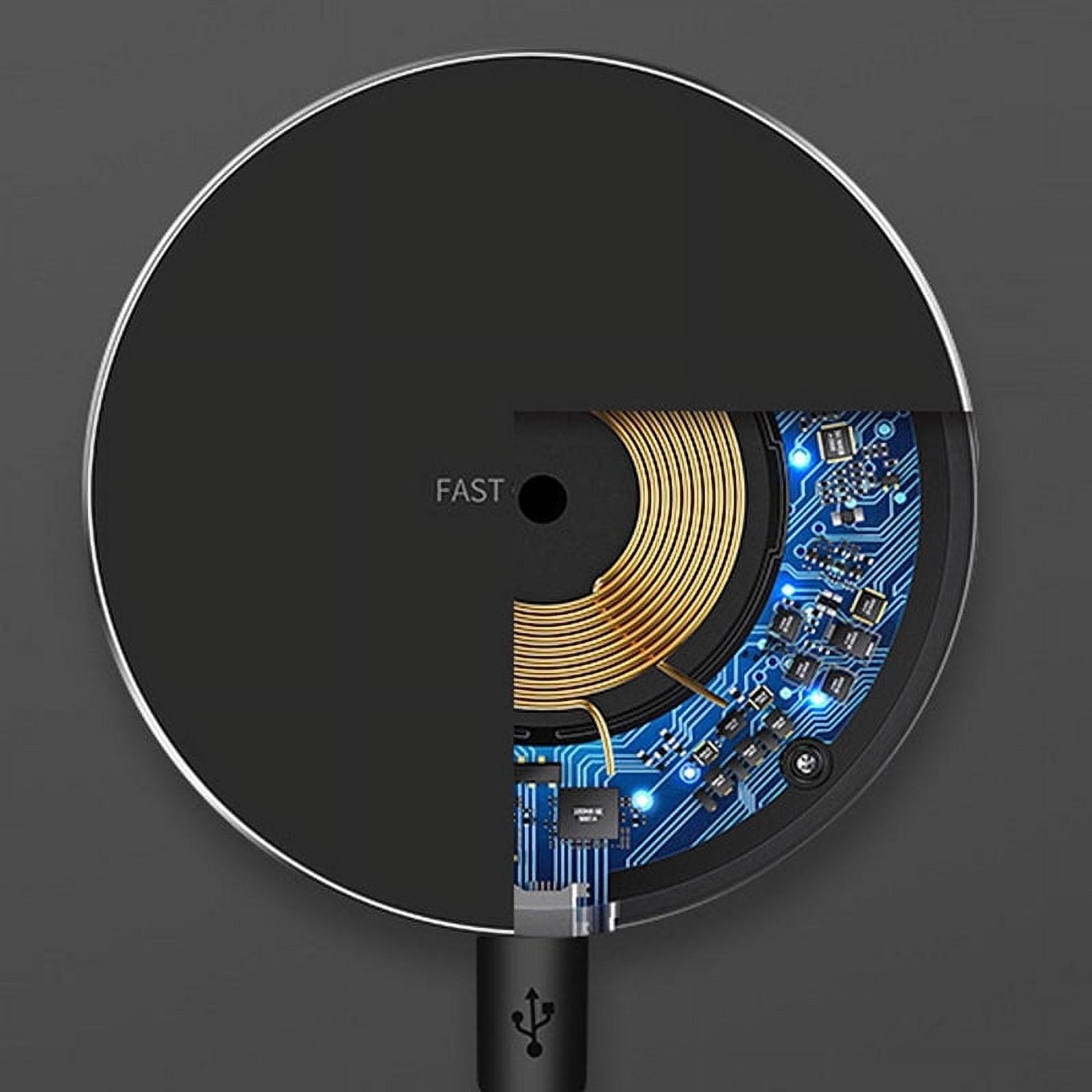Wireless Charger Compatible With iPhone 11/12/13/14 Plus, Pro, Pro Max, Mini - Fast 7.5W and 10W Charging Pad Slim