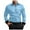 Blue, variant on Men Classic Fit Shirt Men's Dress Shirt Regular Fit Solid Casual Button Down Shirts Dress Shirt Dress Shirts for Men Slim Fit Mens Dress Shirts Summer Fall Beach Wedding Shirt