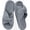 Gray, variant on House Slippers for Women Corduroy Cross Band Memory Foam Slippers Open Toe Non-Slip Home Shoes