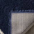 thumbnail image 5 of Safavieh Hudson Shag Collection SGH281C Navy and Ivory Square Area Rug, 7 feet Square (7' Square), 5 of 5