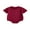 Red, variant on Gzhioc Infant Baby Boys Girls Summer Romper 0 3 6 12 18 Months Solid Color Short Sleeve Round Neck Newborn Bodysuit