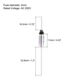 thumbnail image 2 of Uxcell Thermal Fuse, Thermal Cutoffs, Metal Thermal Cutoff Fuse for Household Appliances, Electric Industrial Use 113C, 2 of 6
