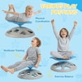 thumbnail image 2 of TLSUNNY Sensory Swivel Chair, Fish-Shaped Spinning Chair for Autistic Kids & ADHD, Training Body Coordination, Upgraded Base & Safety Handle, Sit and Spin Toy for Kids, 2 of 9