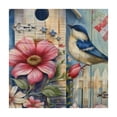 thumbnail image 4 of nygtbtfer  Fitted Tablecloth,Independence Day USA Flag Stars Circle Table Cover Waterproof Table Cloth with Elastic Edge,Garden Floral Birds Retro Linen Outdoor Tablecloths for Kitchen Picnic  36*36, 4 of 8