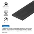 thumbnail image 4 of Uxcell 2 Pcs Carbon Fiber Strip 2x19mm 500mm Length Pultruded Flat Carbon Fiber Bars Kites, RC Airplane, 4 of 4