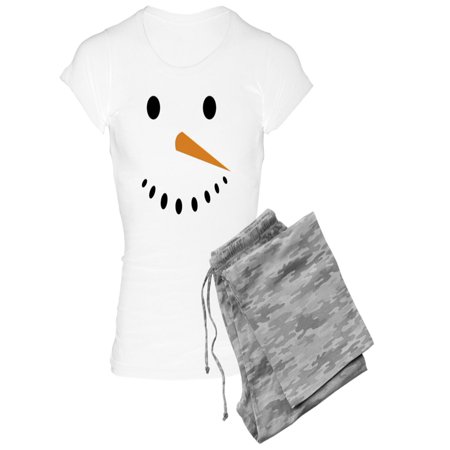 

CafePress - Snowman S Face Pajamas - Women s Light Pajamas