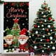 thumbnail image 5 of Adornos navideños, adornos navideños, regalos navideños, decoración navideña para puerta, fondo navideño, ideal para Navidad, noticias, fiestas, decoración invernal, 78,7 x 35,4 pulgadas, cubierta de, 5 of 6