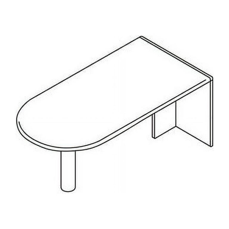Lorell Essentials Peninsula Desk Box 1/2 - 30 Lorell Essentials Peninsula Desk Box 1/2 - 30