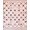 Pink Black, Pattern 13, variant on Design&I 8'x10' Washable Area Rug Snag-Free Pink Maze Inspired Geometric Interlocking Grid Motif Abstract for Dining Room, Large Office, Lounge
