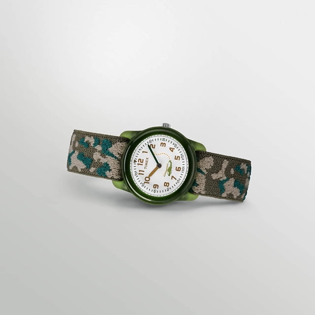 Timex Reloj analógico con correa de tela elástica para niños Time Machines Timex Timex