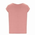 thumbnail image 4 of Womens Cap Sleeve V Neck Summer Tops Fashion Casual Loose Basic T Shirts Beach Tank Tees Cute Trendy Clothes, 4 of 5