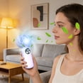thumbnail image 1 of EGNMCR Fan, Ceiling Fan, Desk Fan, Portable Fan Cold Ice Handheld FanPortable Quiet Mini Fan With Long Battery USB Rechargeable Fan Ice Compress Fan For TravelOutdoor Ice pack handheld fan, 1 of 6