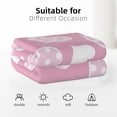 thumbnail image 5 of Luxury Soft Valentine Love Blanket Pink Heart Throw Blanket for Couch Lightweight Warm Cozy and Plush Blankets, Valentine''s Day Gifts for Women Wife Valentine''s Day Mothers Day 30"x40", 5 of 6