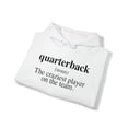 thumbnail image 4 of Quarterback Definition Football Hoodie, Gifts, Hooded Sweatshirt, 4 of 4