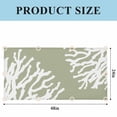 thumbnail image 3 of Coral Sage Green Fluorescent Light Covers, Coastal White Ocean Marine Nautical Beach Magnetic Light Covers for Ceiling Lights, Fluorescent Ceiling Shade for Classroom Bedroom Office 4x2Ft x 3PCS, 3 of 8