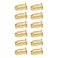 thumbnail image 4 of Metal Guitar Ferrules, Wear Resistant Glossy Finish Easy To Install 12PCS Standard Size High Hardness Electric Guitar Bushing  For Musical Instruments Black,Silver,Gold, 4 of 8