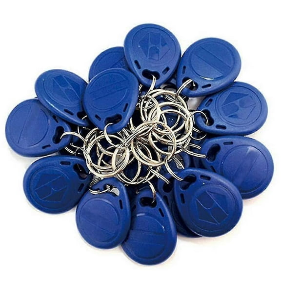 50 Pcs Writable 125khz Rfid Key Fob Proximity Id Card Tag Rewritable T5577 Universal