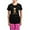 With Pink Pant, variant on CafePress - Goldendoodle Christmas Pajamas - Women's Short Sleeve Print T-Shirt and Pants Dark Cotton Pajama Set