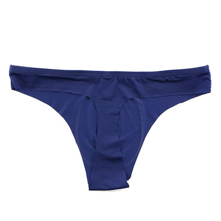 

Mrat Seamless Underwear Cotton Stretch Soft Underpants Men s Thong Underwear Seamless Low-Rise Quick-Drying Ice Silk Underwear Womens Underwear Soft Fit