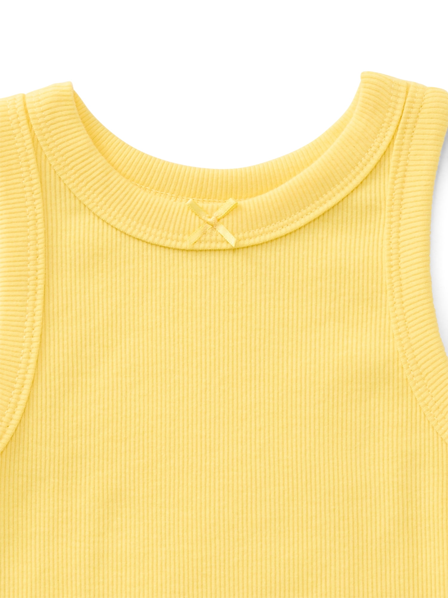 Wonder Nation Toddler Girl 2-Pack Ribbed Tank Tops, Sizes 18M–5T