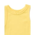 thumbnail image 3 of Wonder Nation Toddler Girls Ribbed Tank Top, 2-Pack, Sizes 18M-5T, 3 of 3